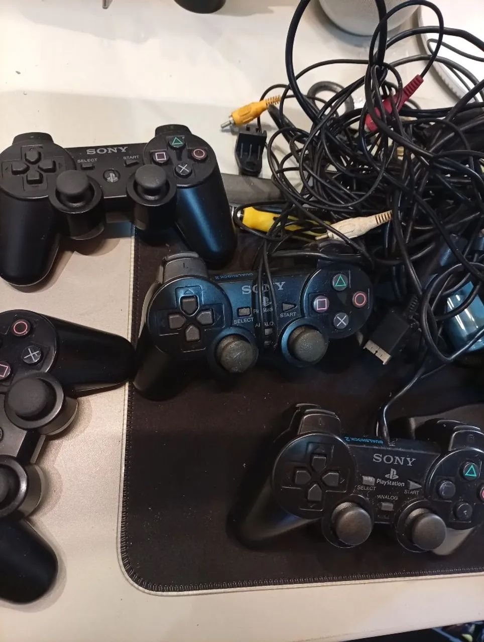 Lote controle Playstation play ps2 e ps3 e camera - Foto 4