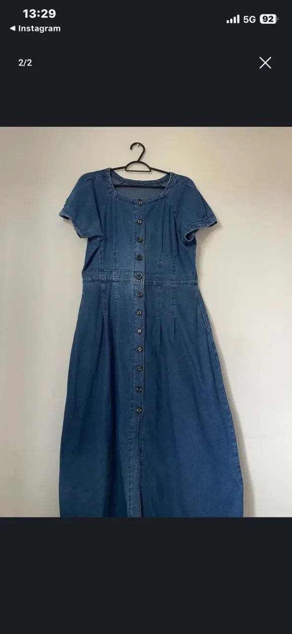 Kit 3 Vestidos Jeans - Foto 2