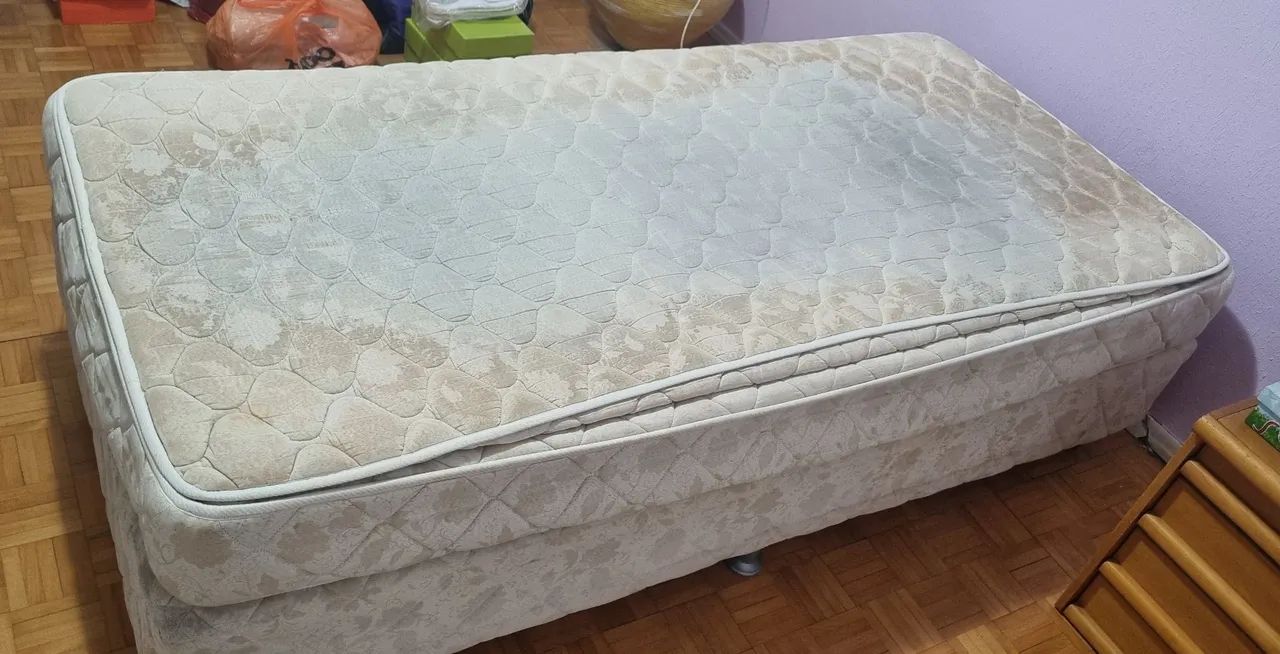 Cama box solteiro XL usada - Foto 2