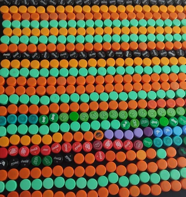 Tampas de garrafa pet. Em Santos 