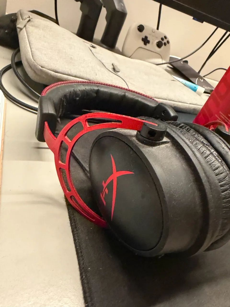 Headset HyperX Cloud Alpha Wireless - 300h de bateria, com caixa - Foto 2