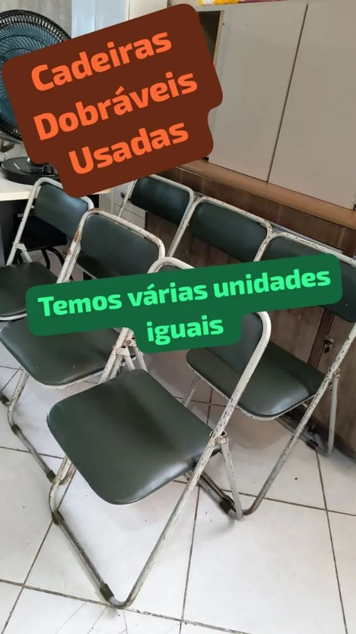 Cadeiras Dobráveis Usadas 