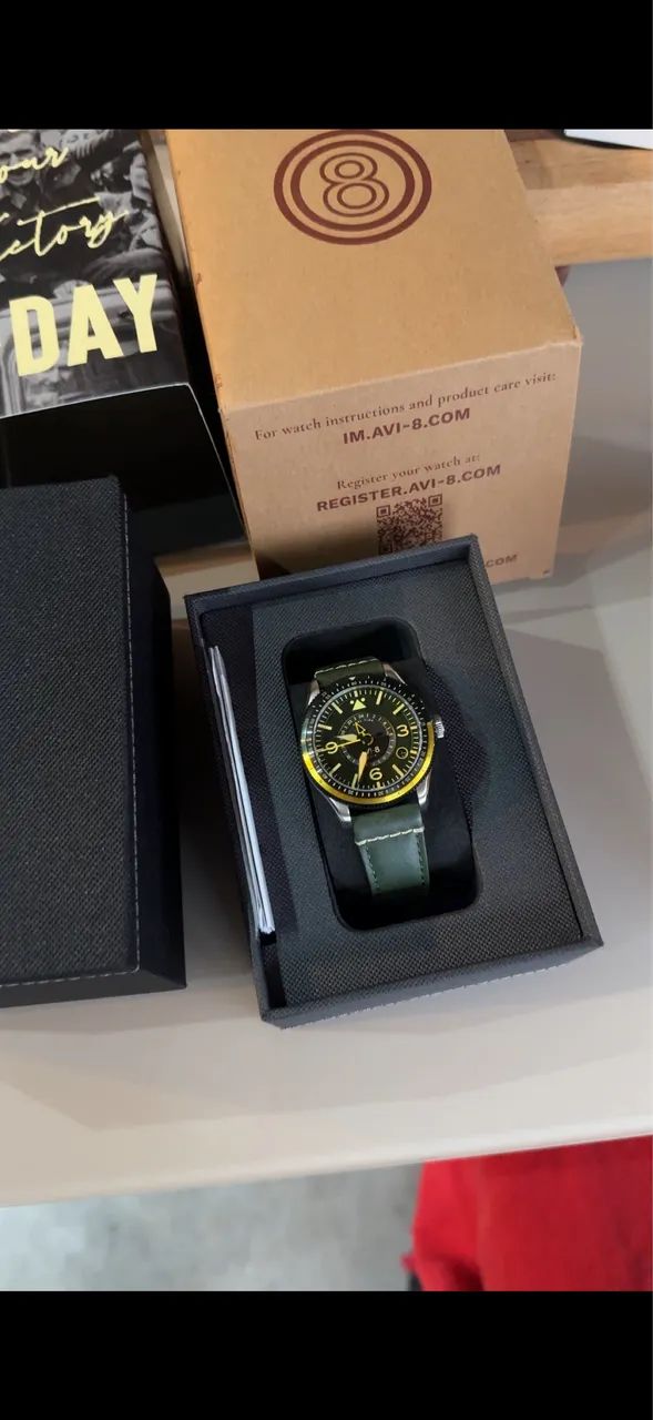 Relógio avi-8 flyboy gmt automático  - Foto 4