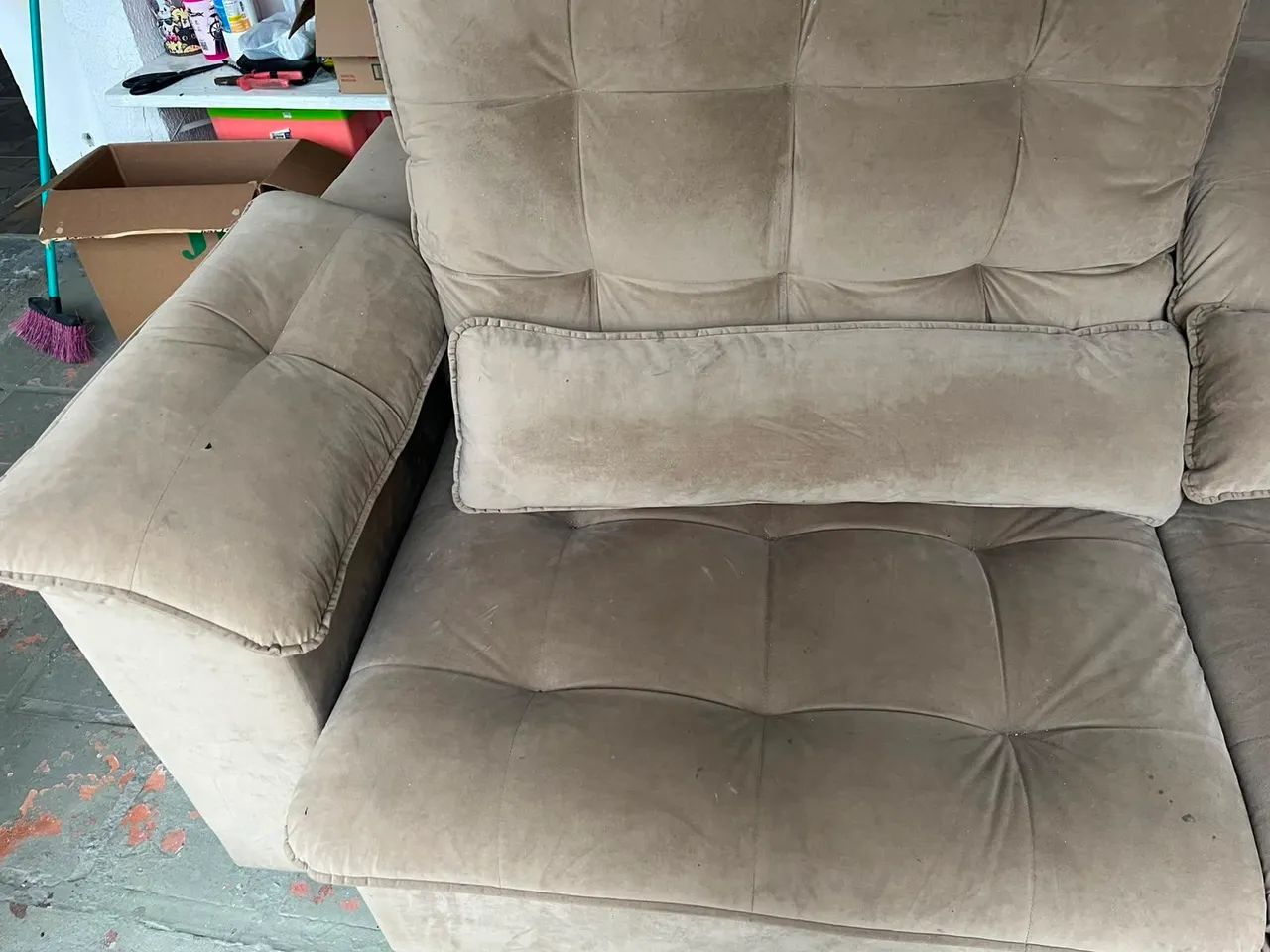 Sofá Cama Marrom  - Foto 4
