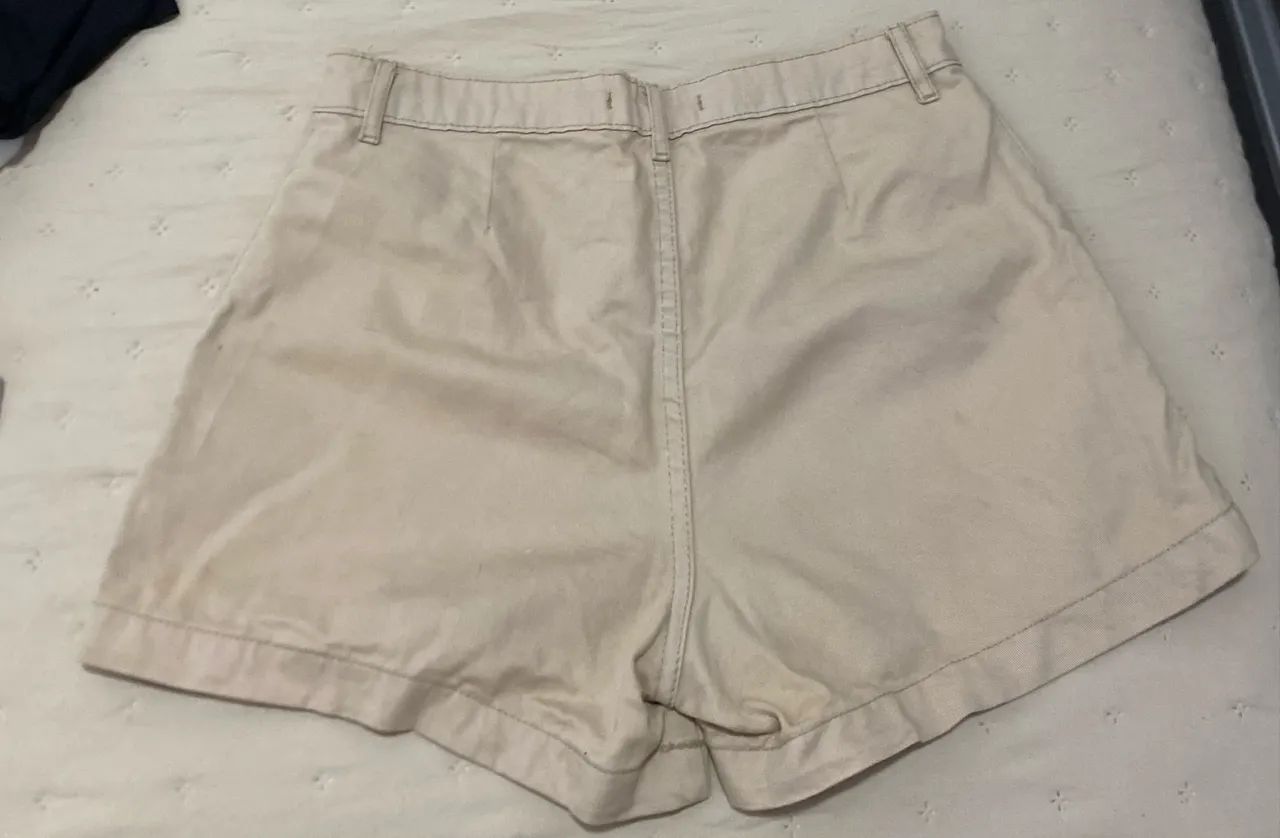 Short jeans bege - Tamanho 38 - Foto 3