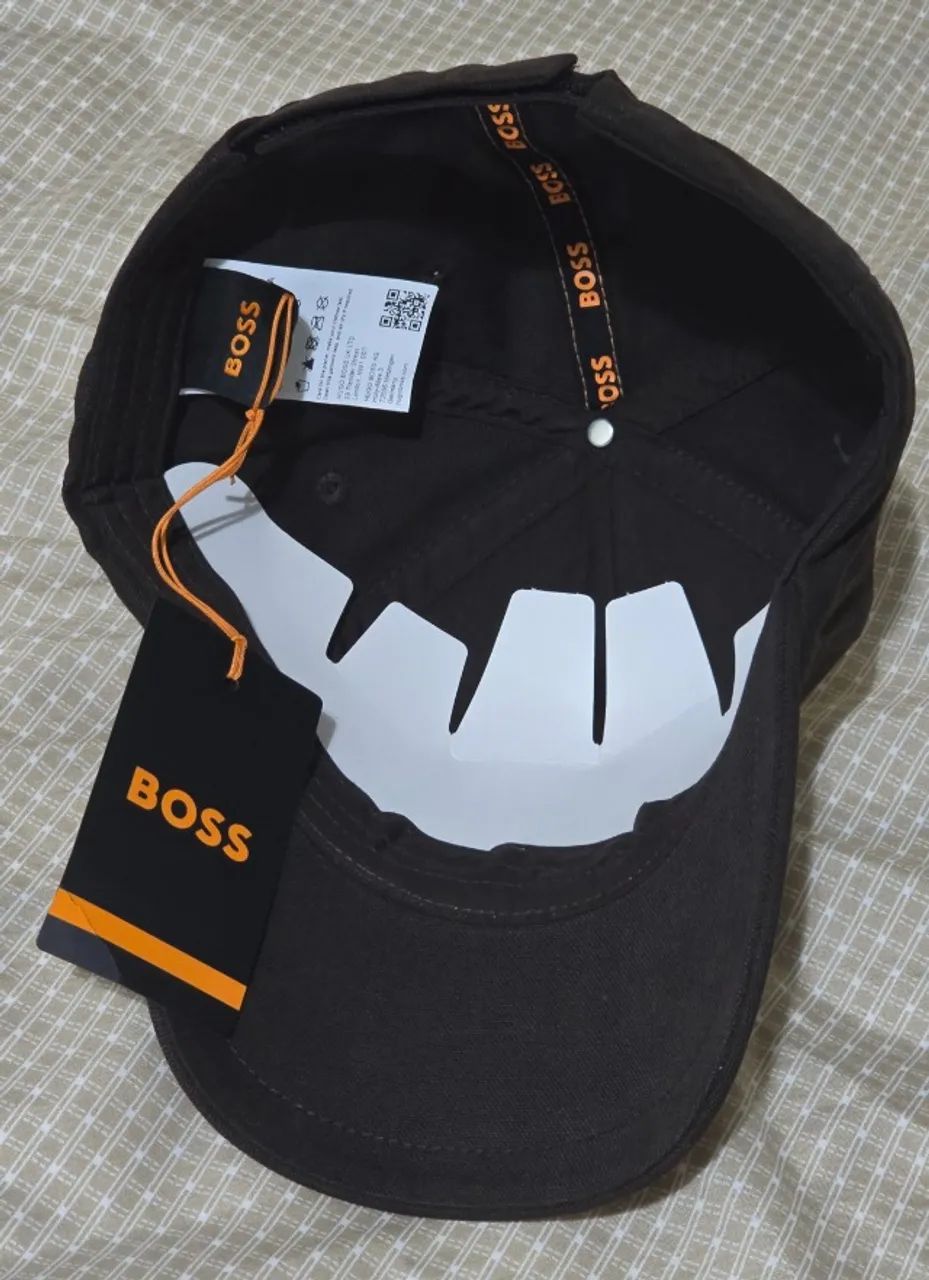  boné hugo boss marrom escuro original  - Foto 5