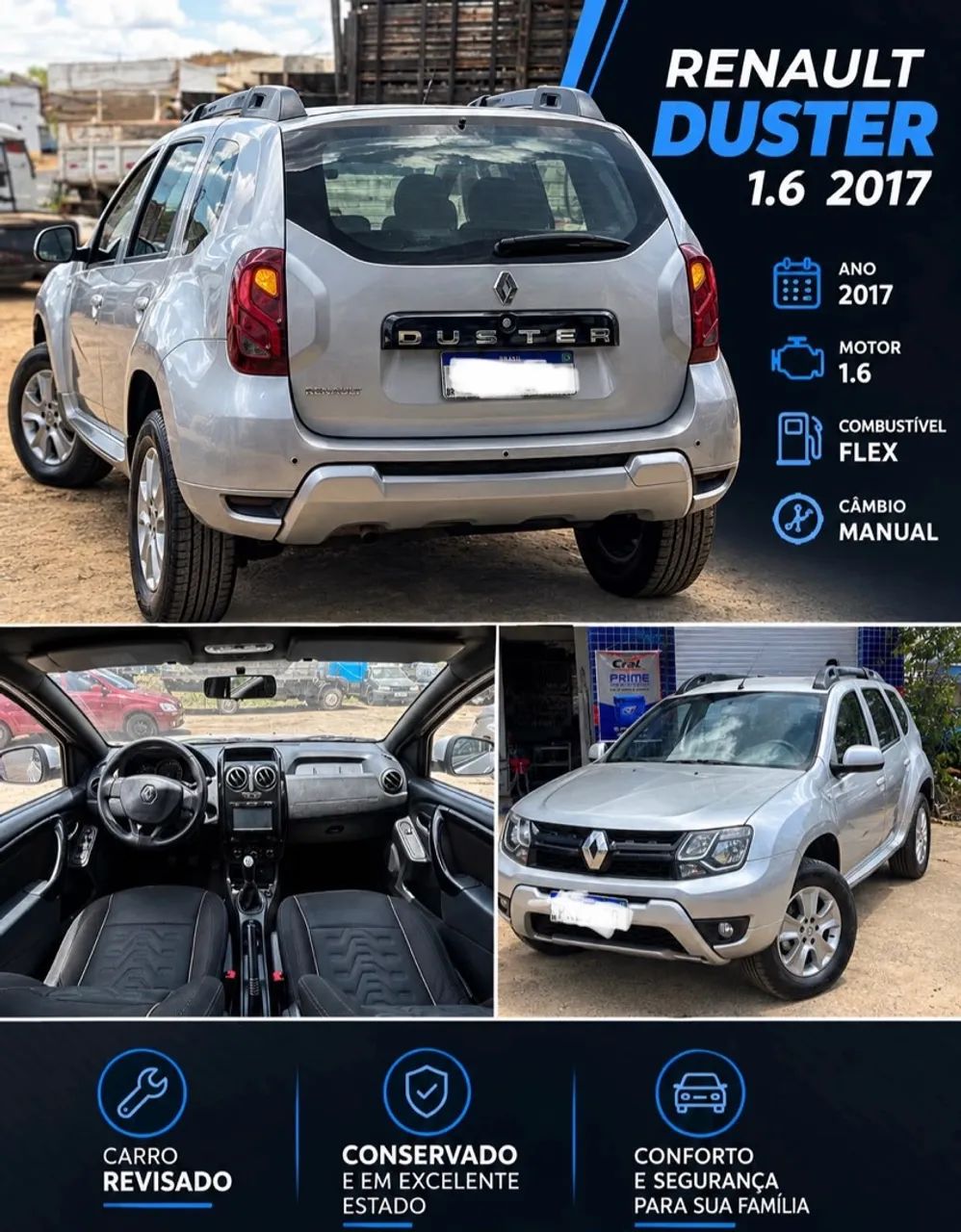 Renault Duster DUSTER DYNAMIQUE 1.6 FLEX 16V MEC. 2017