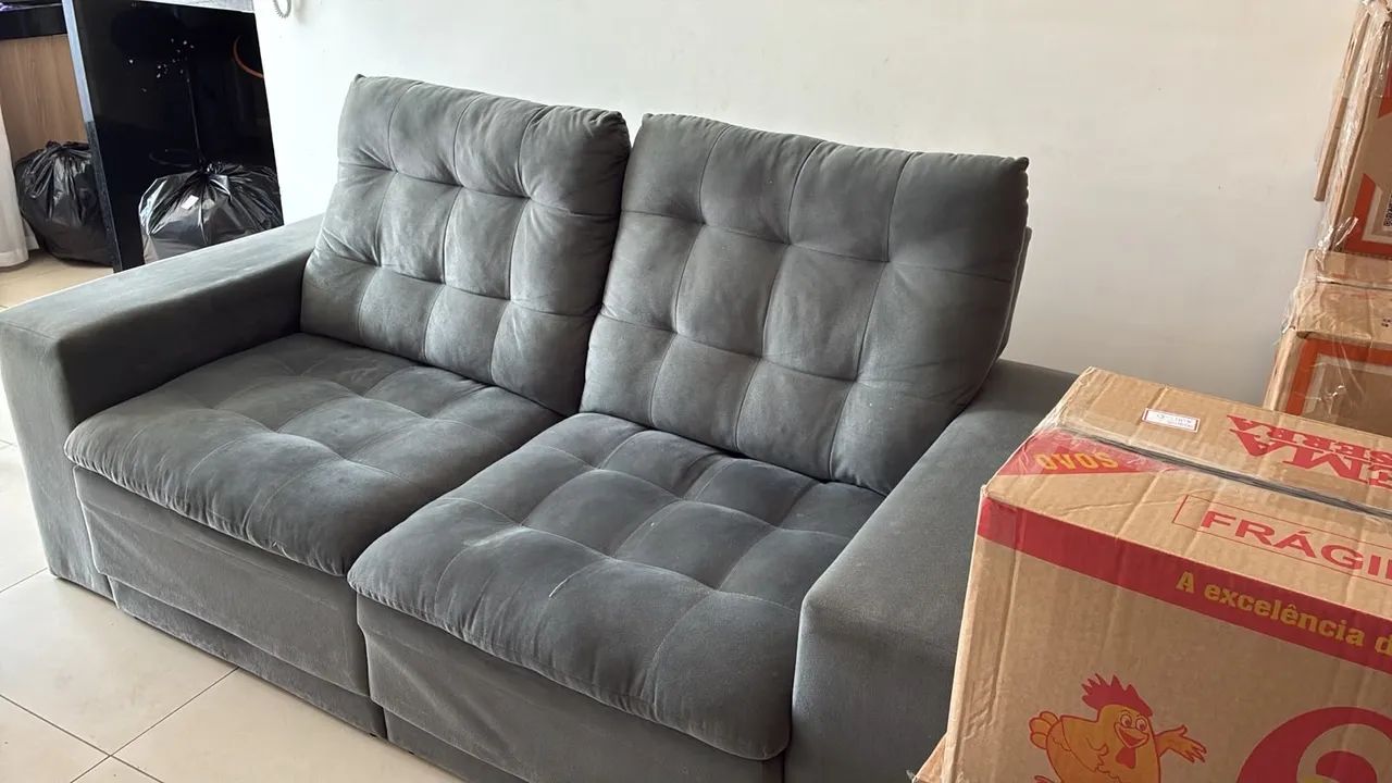 Sofá retrátil e reclinável  - Foto 4