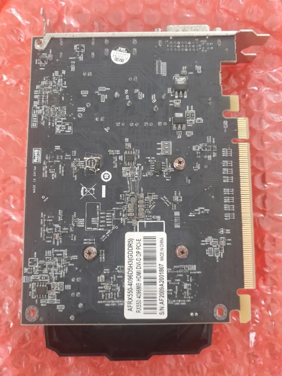 Placa De Video Afox Rx 5504Gb Ddr5 128Bits - Foto 4