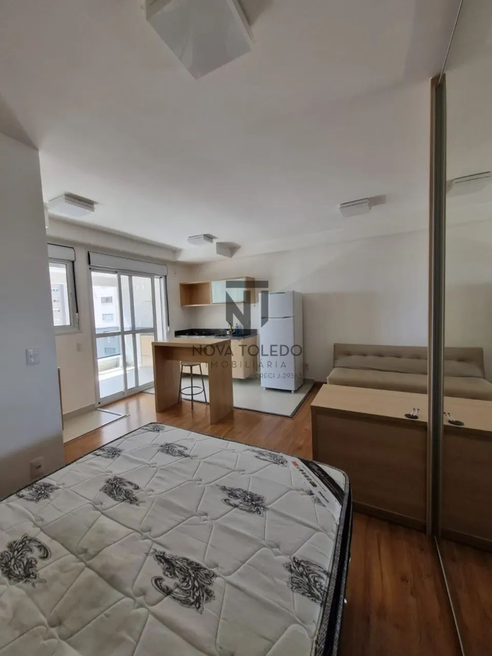 STUDIO / FLAT PARA LOCAÇÃO - 40m² - SEMI-MOBILADO - EDIFÍCO MORIAH - JARDIM AQUARIUS - Foto 2