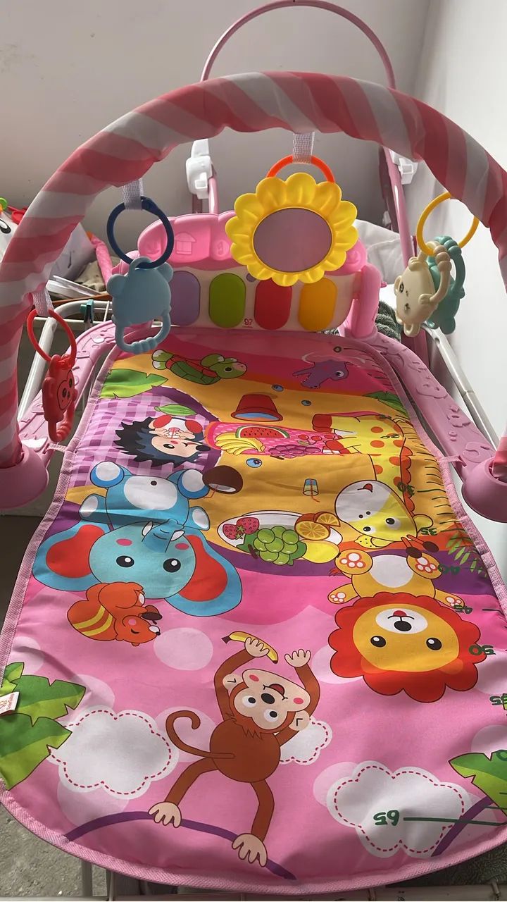 Cadeirinha e tapete de bebê  - Foto 3