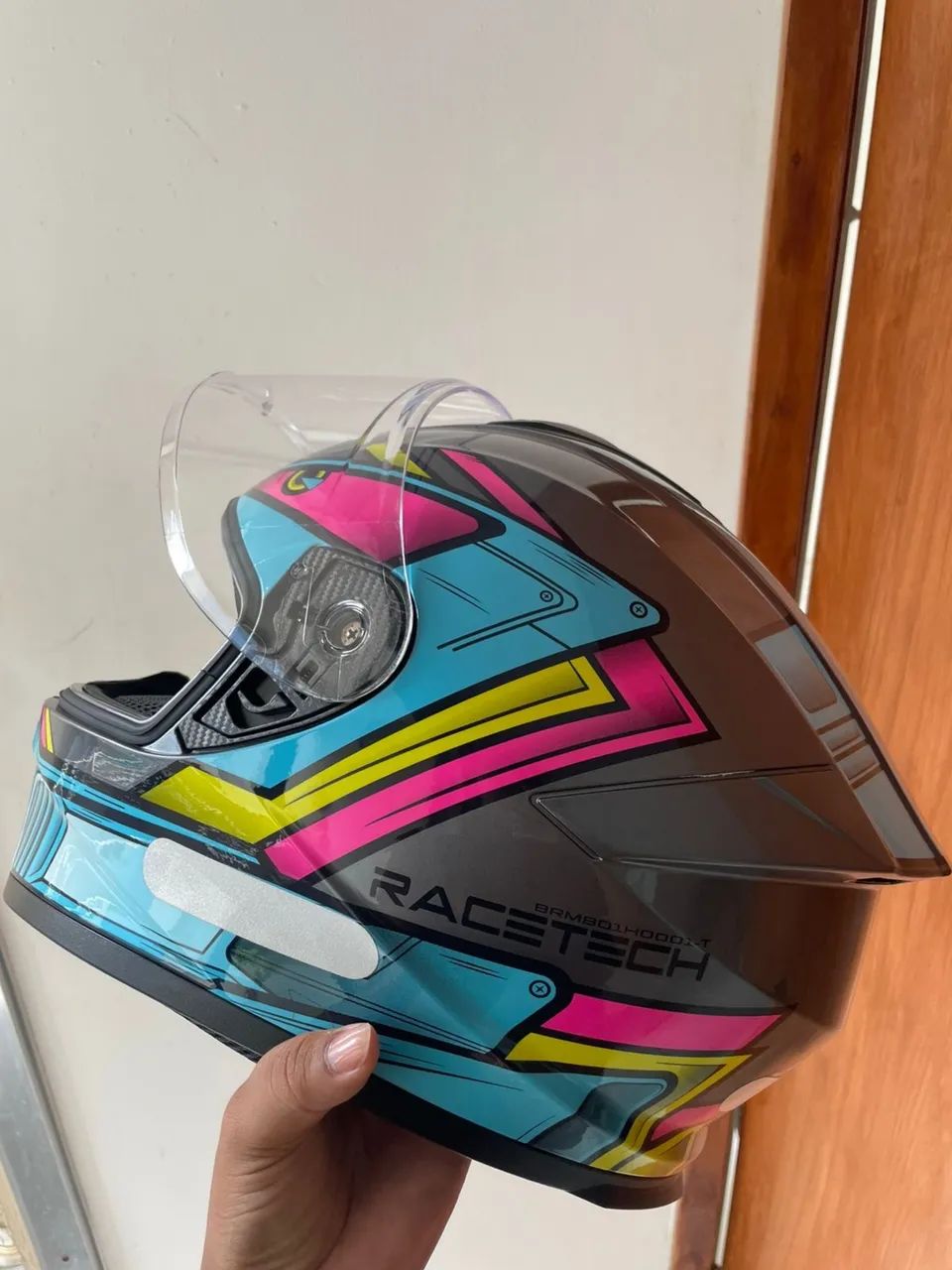 Capacete Race Tech Hit Android - Foto 4