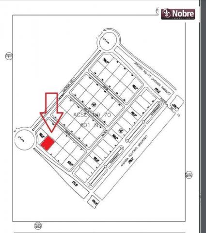 Terreno à venda, 2067 m² por r$ 399.000 - plano diretor norte - palmas/to