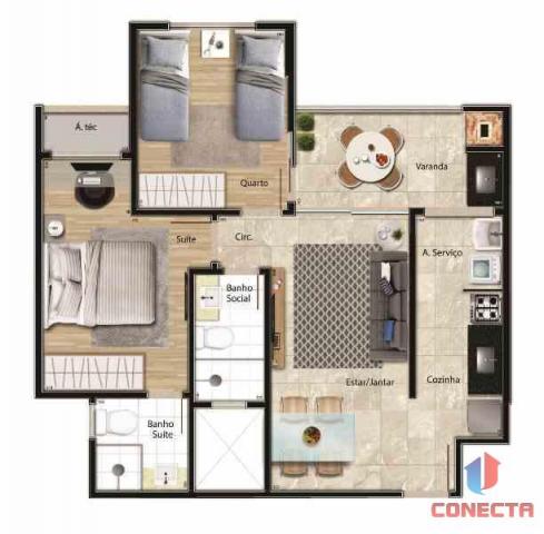 Apartamento para venda em vitória, jardim da penha, 3 dormitórios, 1 suíte, 2 banheiros, 2 - Foto 16