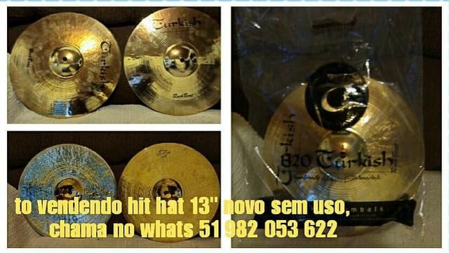 Par de pratos chimbal ''Hit Hat'' Turkish