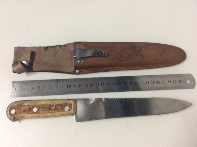 Faca Tramontina antiga pesca - Foto 3