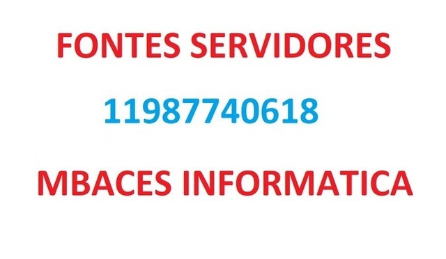 fonte de servidor dell hp lenovo ibm sun cisco