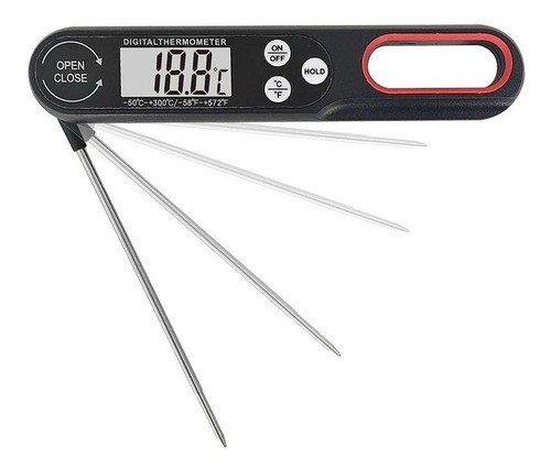 Termômetro digital de Cozinha dobrável Tomate 