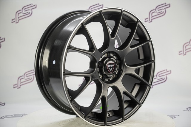 Rodas Vittoria Lombardia Preto Fosco 5x100 - 18x8 - Foto 4