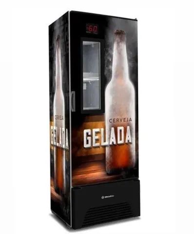 Cervejeira 1 porta 450L porta de vidro pronta entrega  - Foto 2