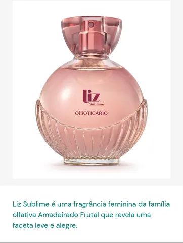 Perfume Liz Sublime Boticário Lacrado 
