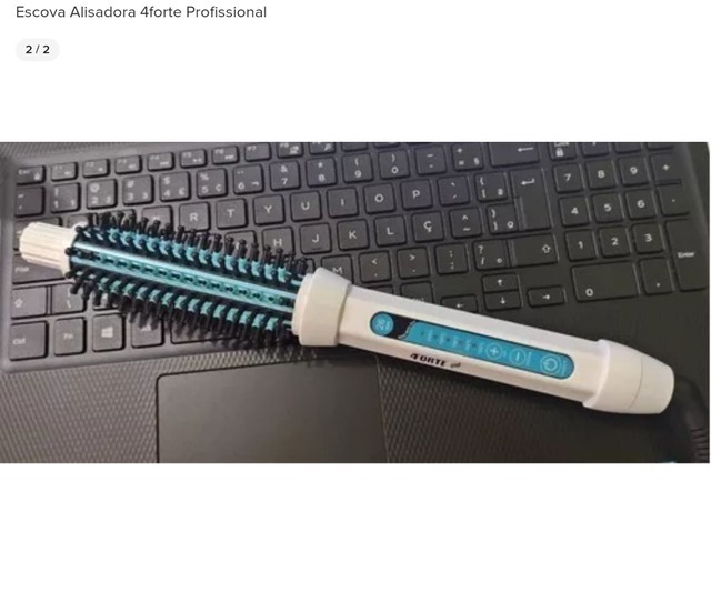 Modelador de cabelo - Escova Alisadora/Modeladora 4forte 30mm