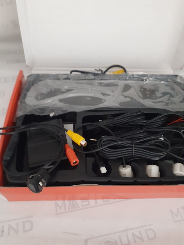 Kit. Espelho retrôvisor com câmera de ré. ?  sensor de estacionamento. 4 pontos. - Foto 2