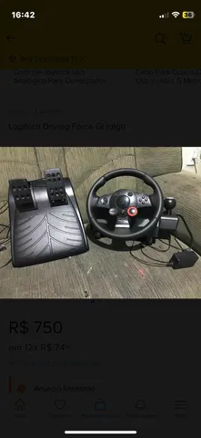 Cambio logitech driving  +83 anúncios na OLX Brasil