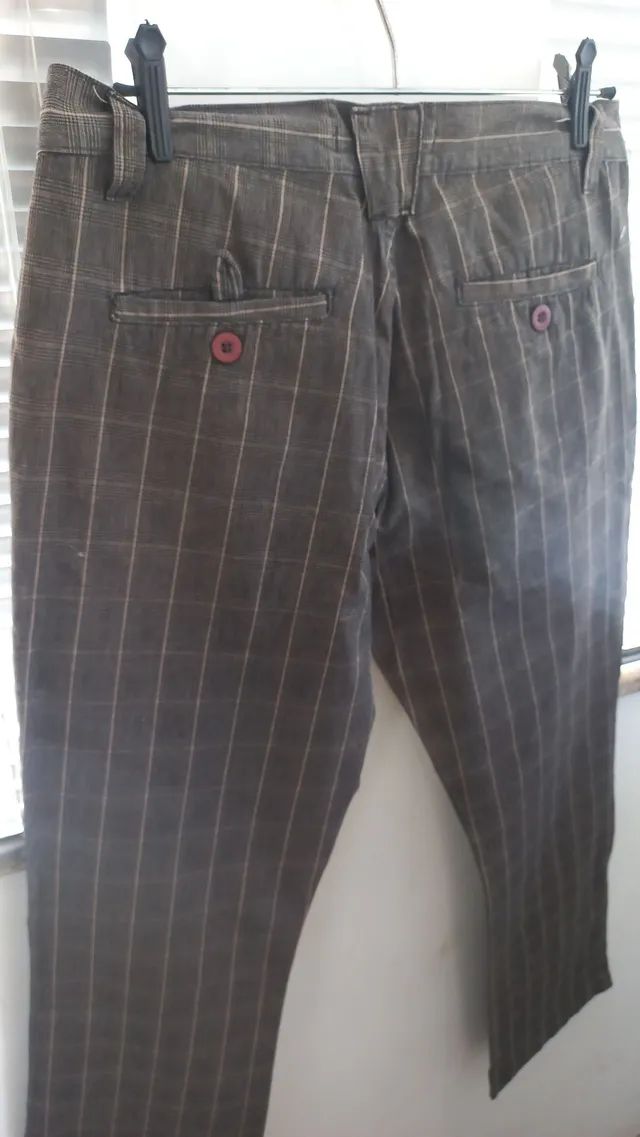 Calças Xadrez - Masculina - Foto 4