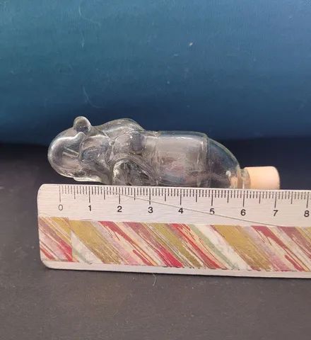 Lote vidro perfume bichos anos 50 - Foto 5