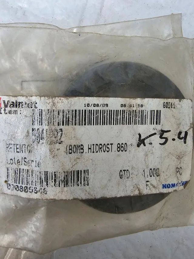 Komatsu valmet retentor bomba hidrostática novo original 5041992 - Foto 2