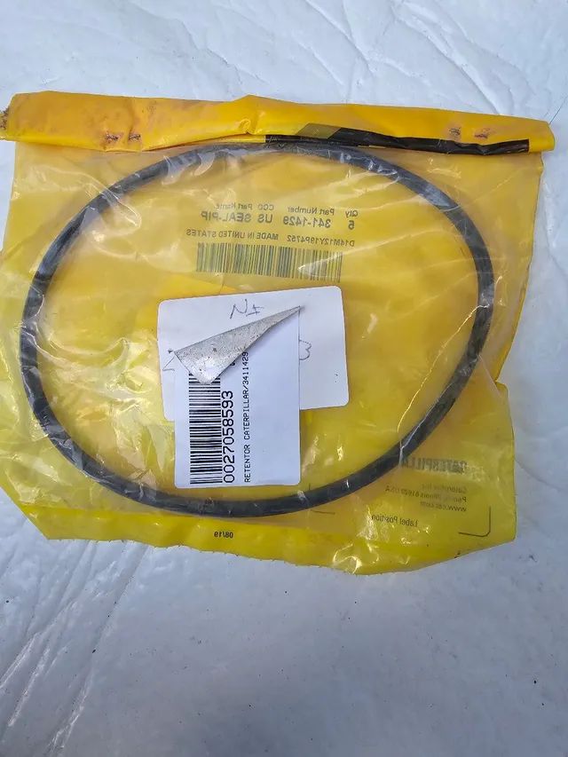 Caterpillar trator escavadeira pa carregadeira retentor novo original 3411429 - Foto 3