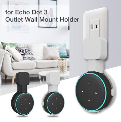 Alexa Suporte Echo Dot 3 Stand De Tomada Amazon.  Arduino Automação COD-CP703 - Foto 3