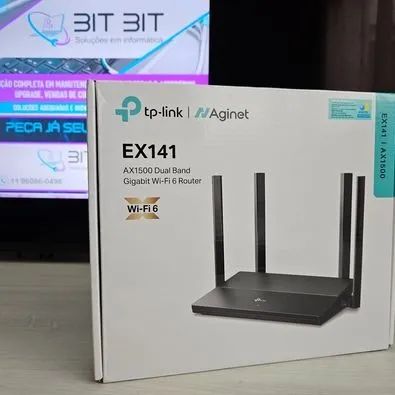 Roteador Wi-fi 6 TPlink AX1500 EX141 "NOVO" - Foto 3