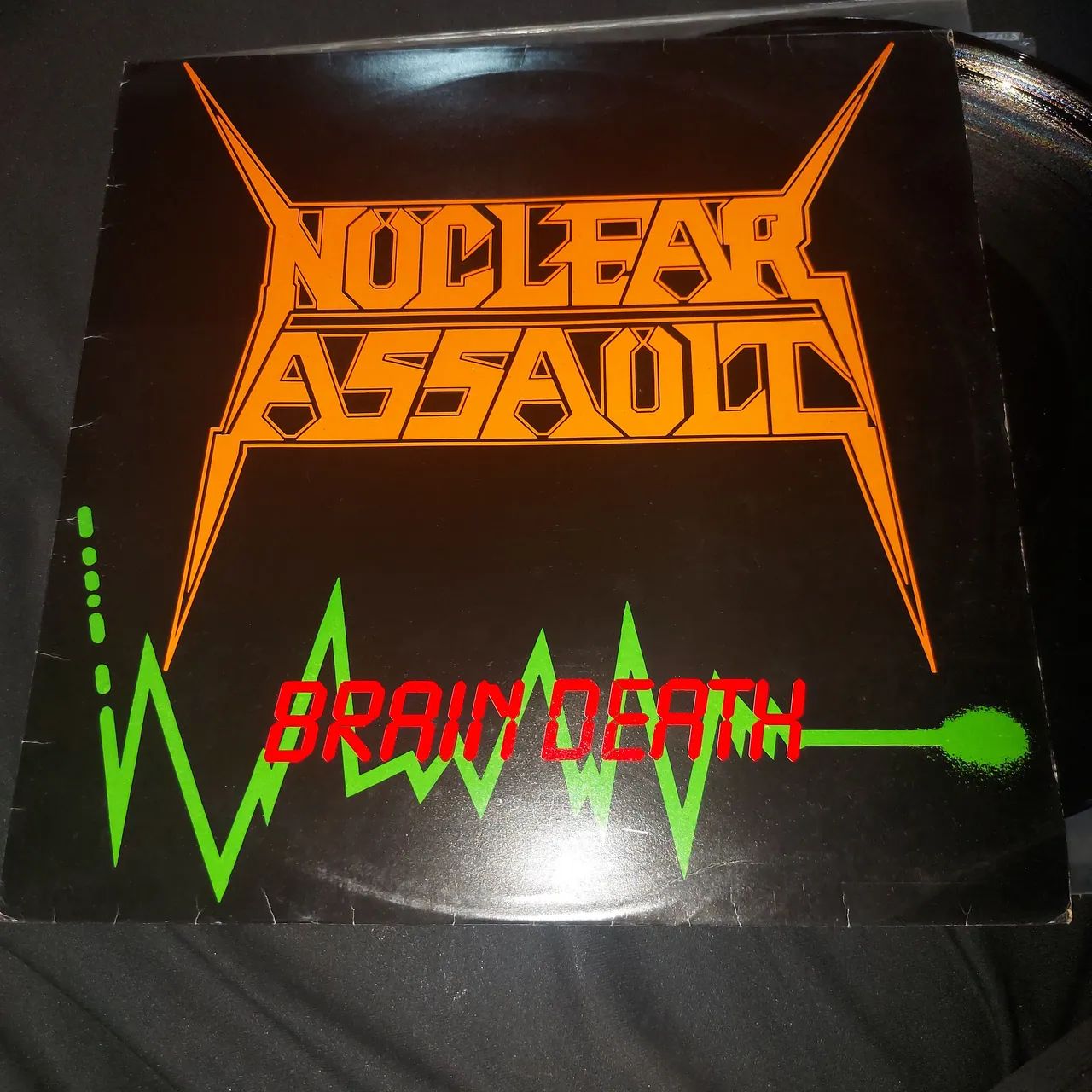 Lp Nuclear Assault  Brain Death, Thrash Metal Anos 80