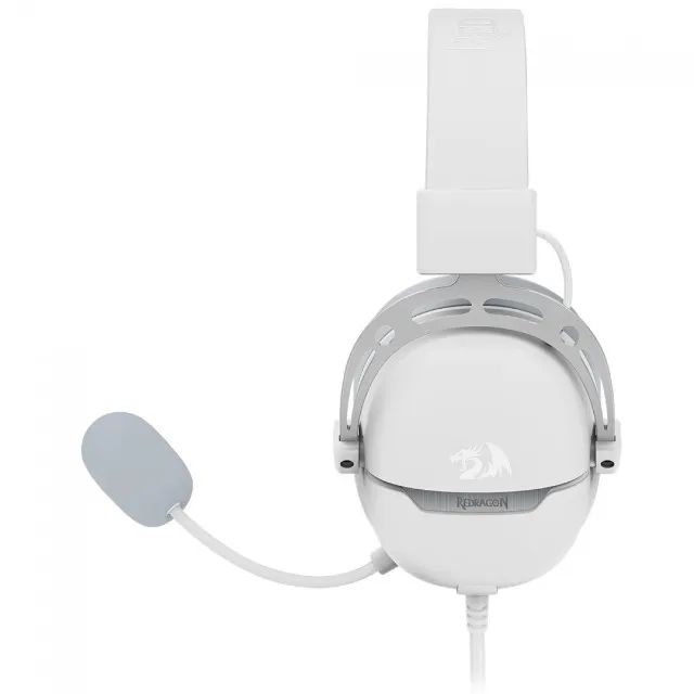 Headset Gamer Redragon Aurora USB Surround 7.1 Branco H376WG - WZetta - Foto 2