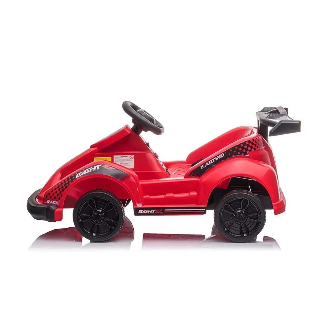 Carrinho De Kart Infantil Elétrico Corrida 6V Bel - - Foto 3