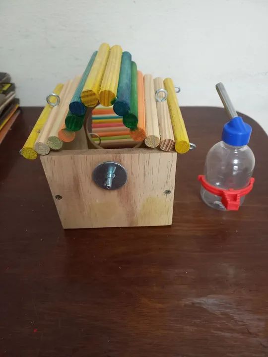 Casa para Hamster com Brinquedo e Bebedouro - Foto 2