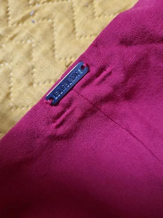 Vestido Longo Roxo com Decote V - Foto 3