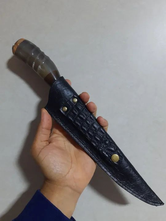 Faca artesanal gaúcha para churrasco e cozinha  - Foto 4