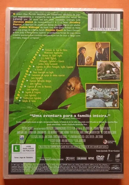 Dvd Jumanji (Lacrado) - Foto 2