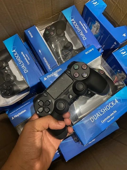 Controle Ps4 SELO SONY / PRETO 