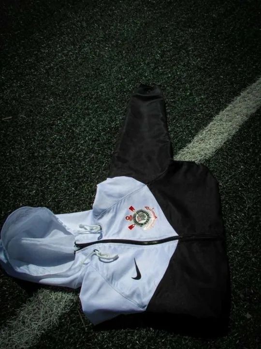 Casaco do Corinthians PB Corta Vento Unissex  - Foto 2
