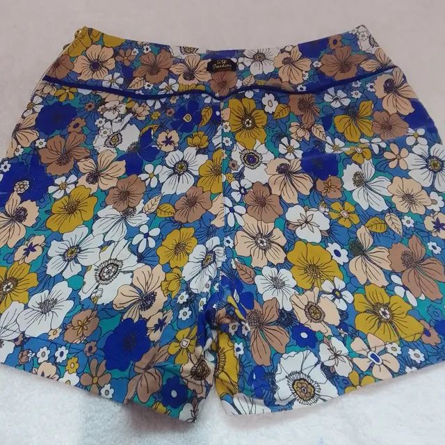 Short estampado com elastano tam G - Foto 3