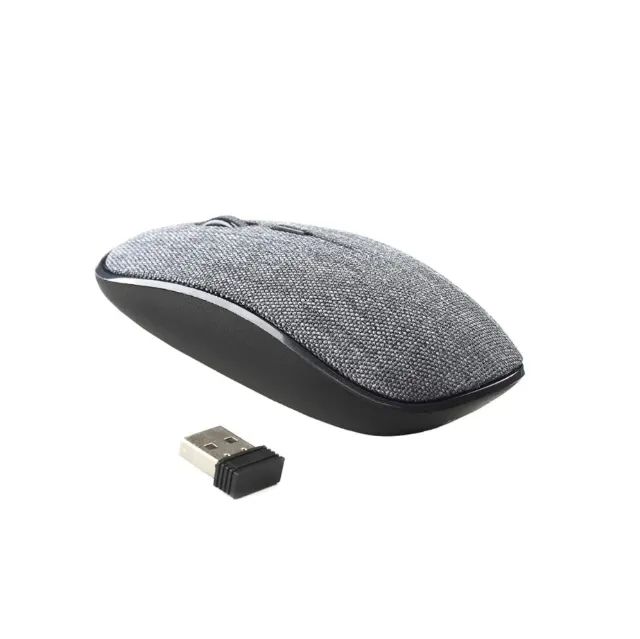 Mouse Sem Fio USB GT Colors em Tecido Grey - WZetta - Foto 3