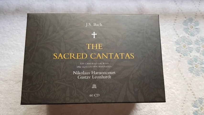 クラシック J.S. Bach: The Sacred Cantatas (60CD) Box Bach - The Sacred Cantatas - 60 CDs (Harnoncourt e Leonhardt