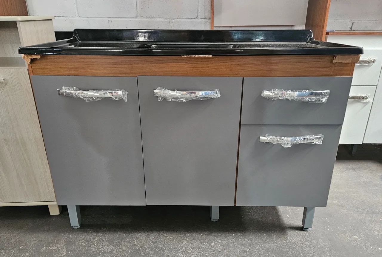 BALCÃO E PIA NOVO - ENTREGAMOSMONTADO - Foto 3