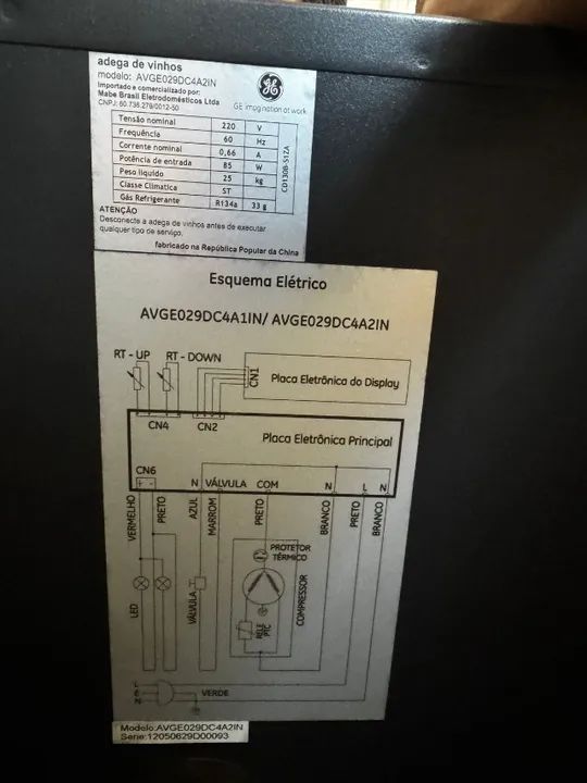 Adega GE 29 Garrafas Dual Zone - Foto 6