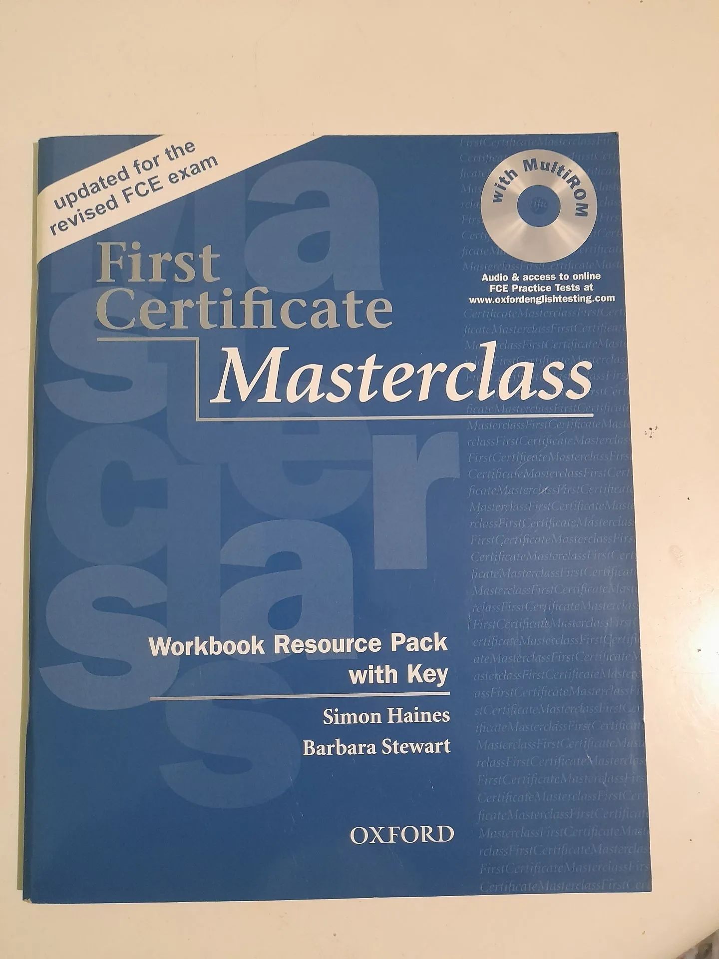 Livro First Certificate Masterclass - Workbook Resource Pack with Key