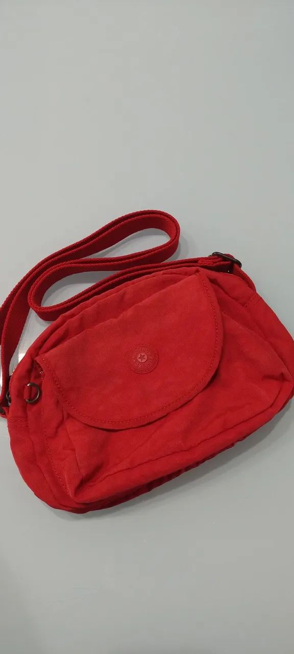 Bolsa de lado vermelha Kipling original  - Foto 4
